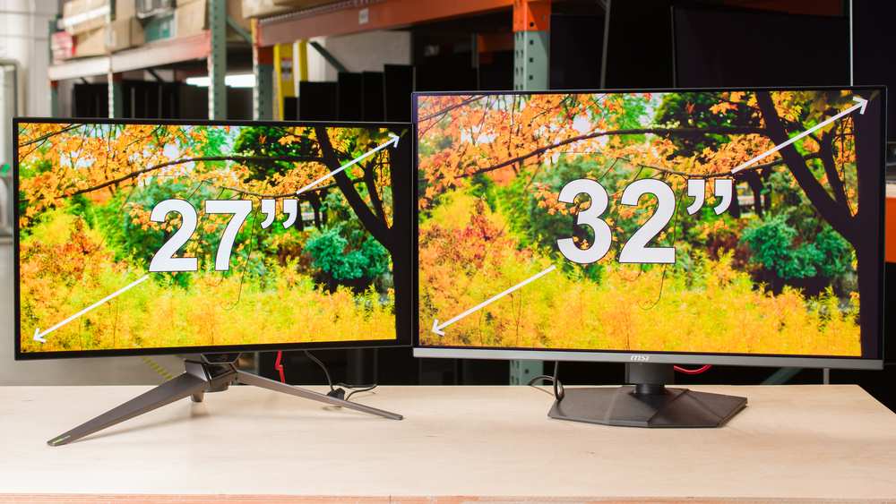 27 vs 32 inch monitor comparison