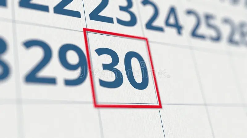 30-day grace period