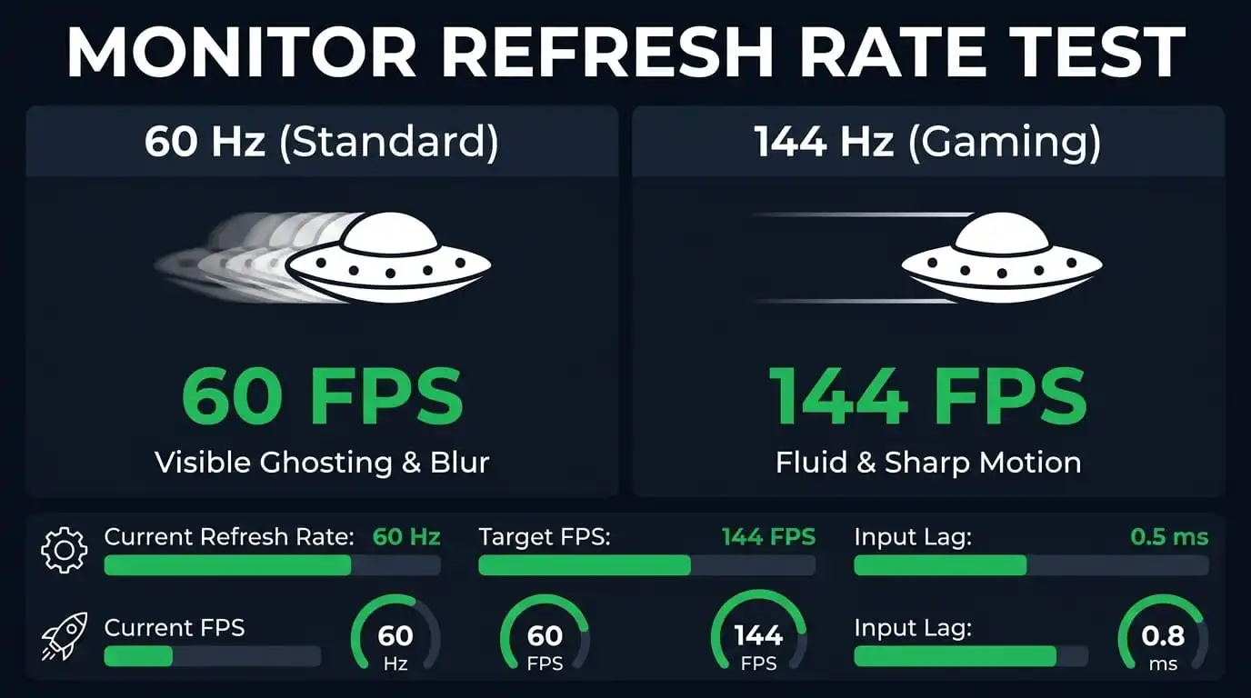 60Hz vs 144Hz side-by-side comparison