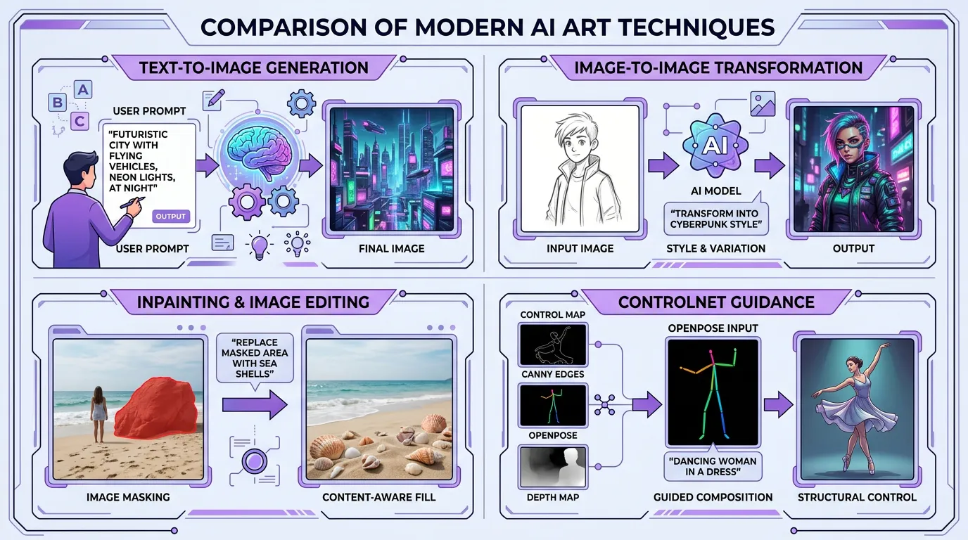 AI image generation comparison