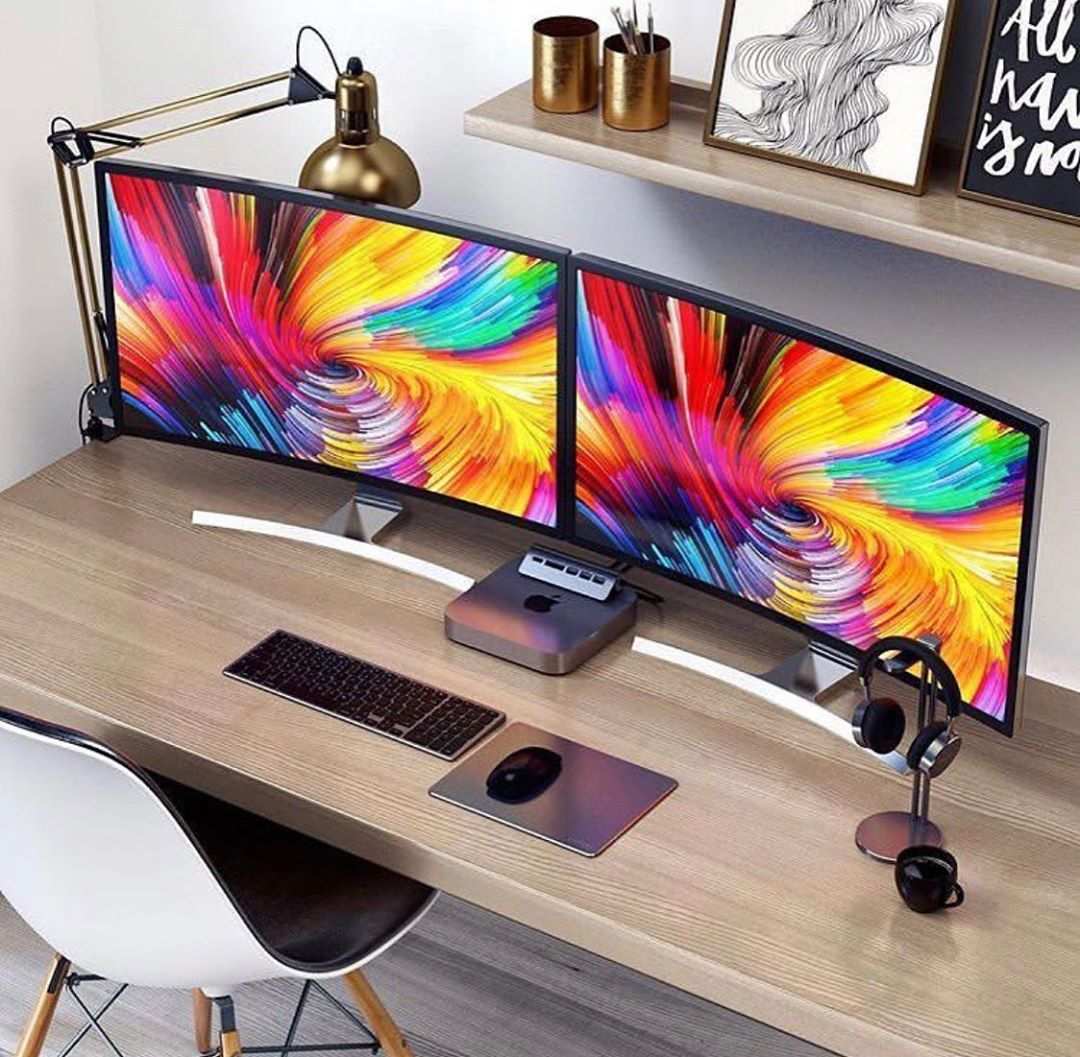are curved monitors good for dual setup