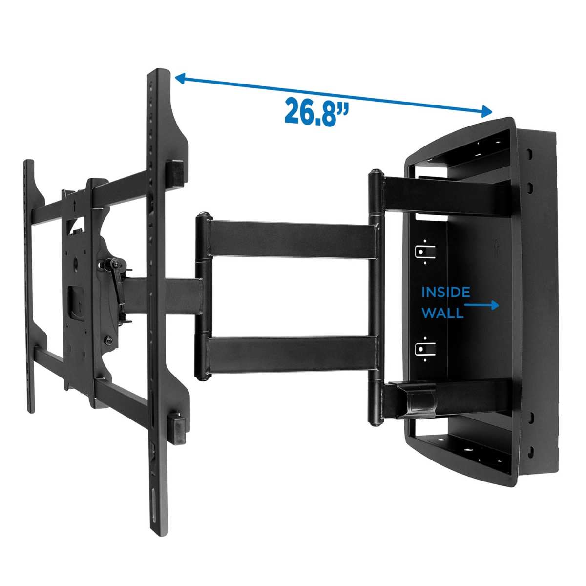 articulating wall mount touchscreen installation