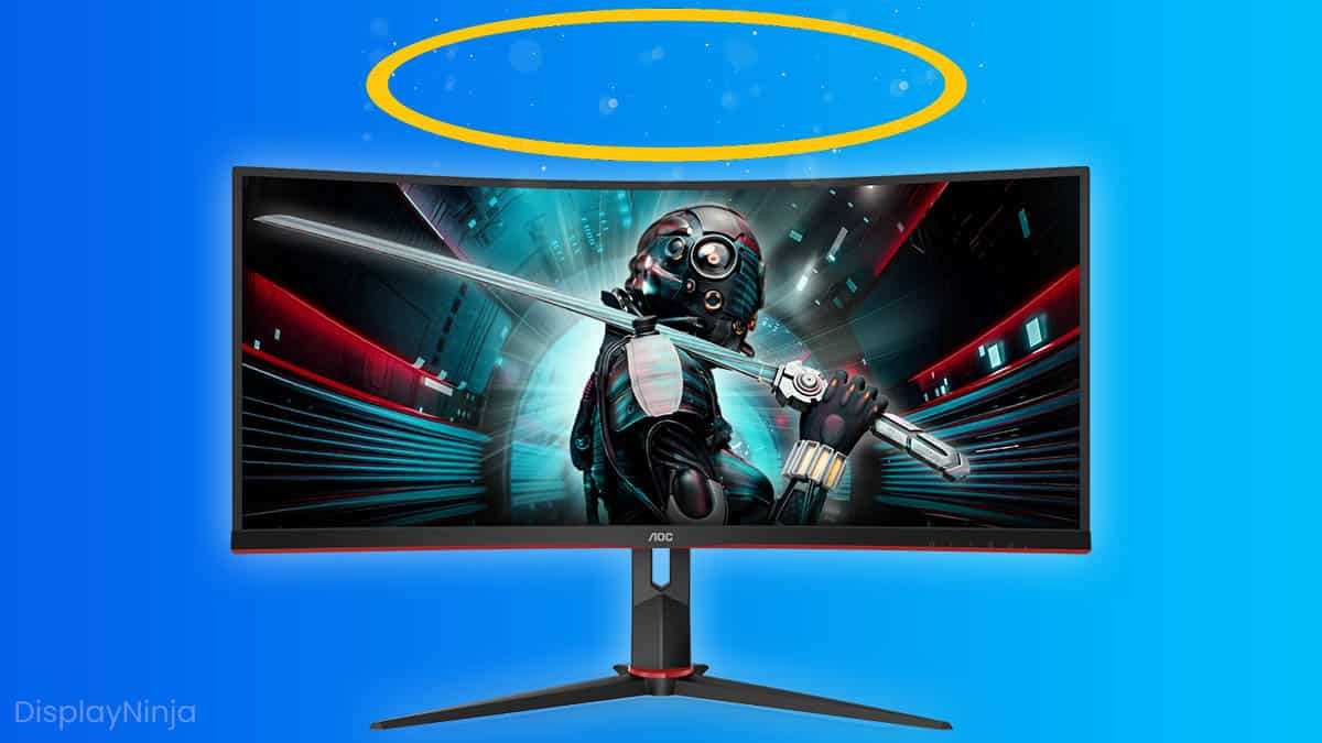 blooming effect on HDR monitor