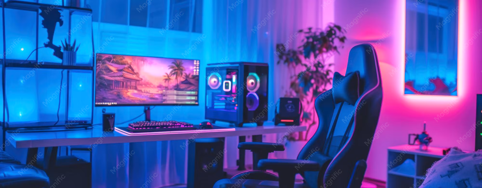 bright room gaming microLED
