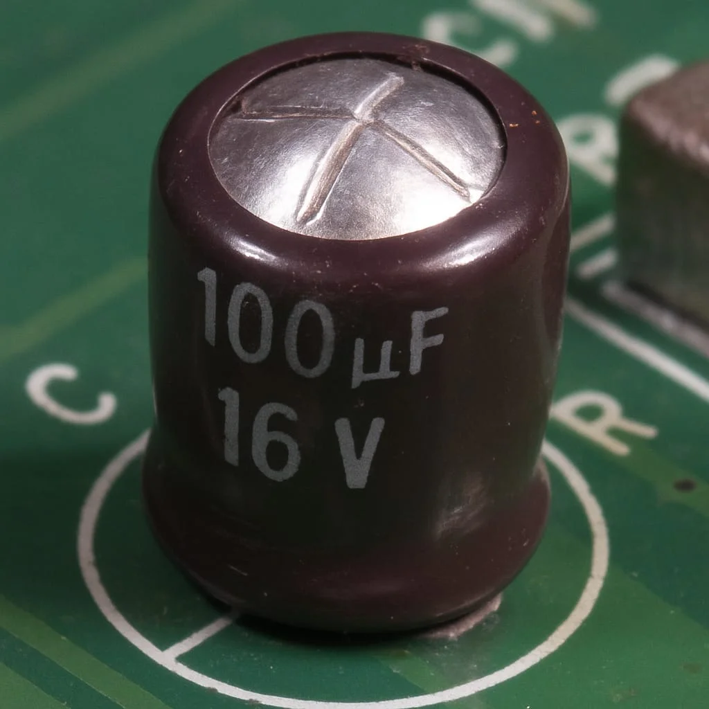 bulging capacitor on monitor power board