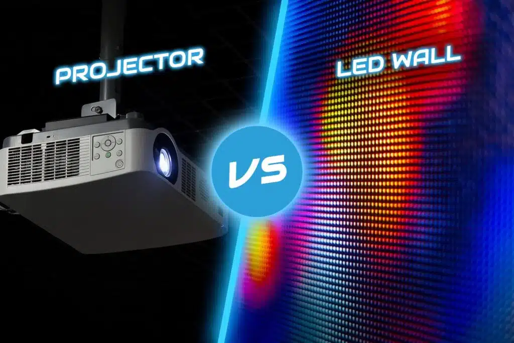 can microled monitors replace projectors