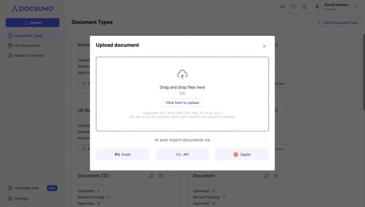ChatGPT project file upload screen