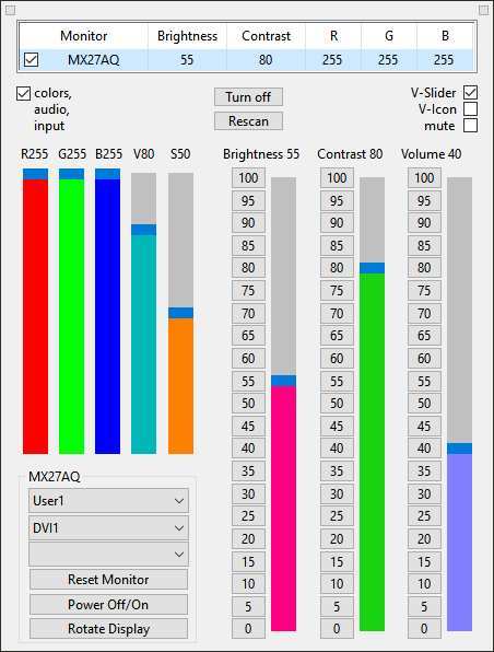 ClickMonitorDDC brightness control software