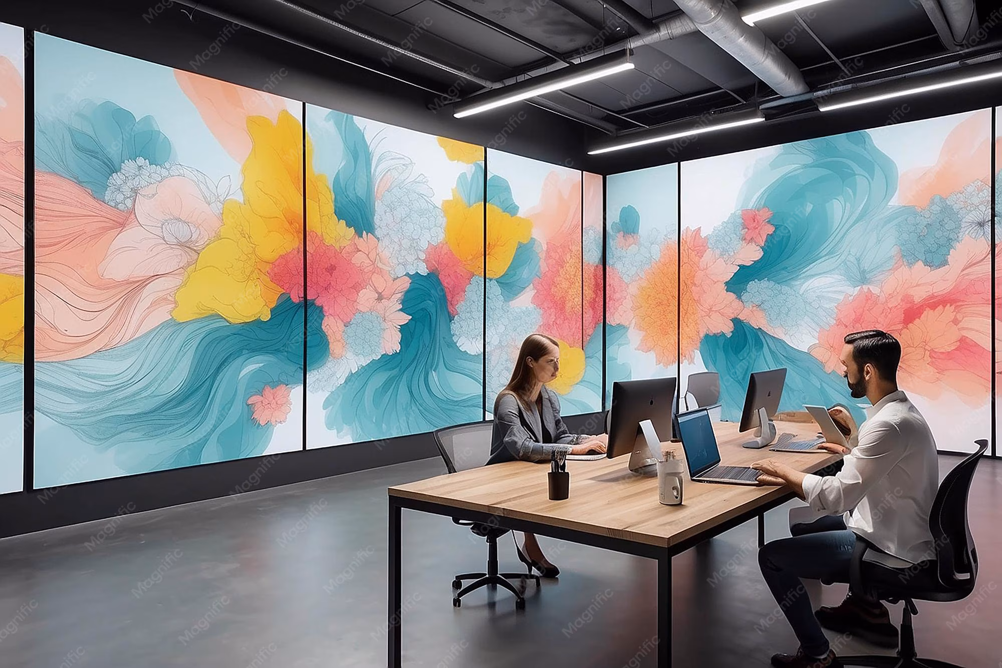 collaborative document editing screen