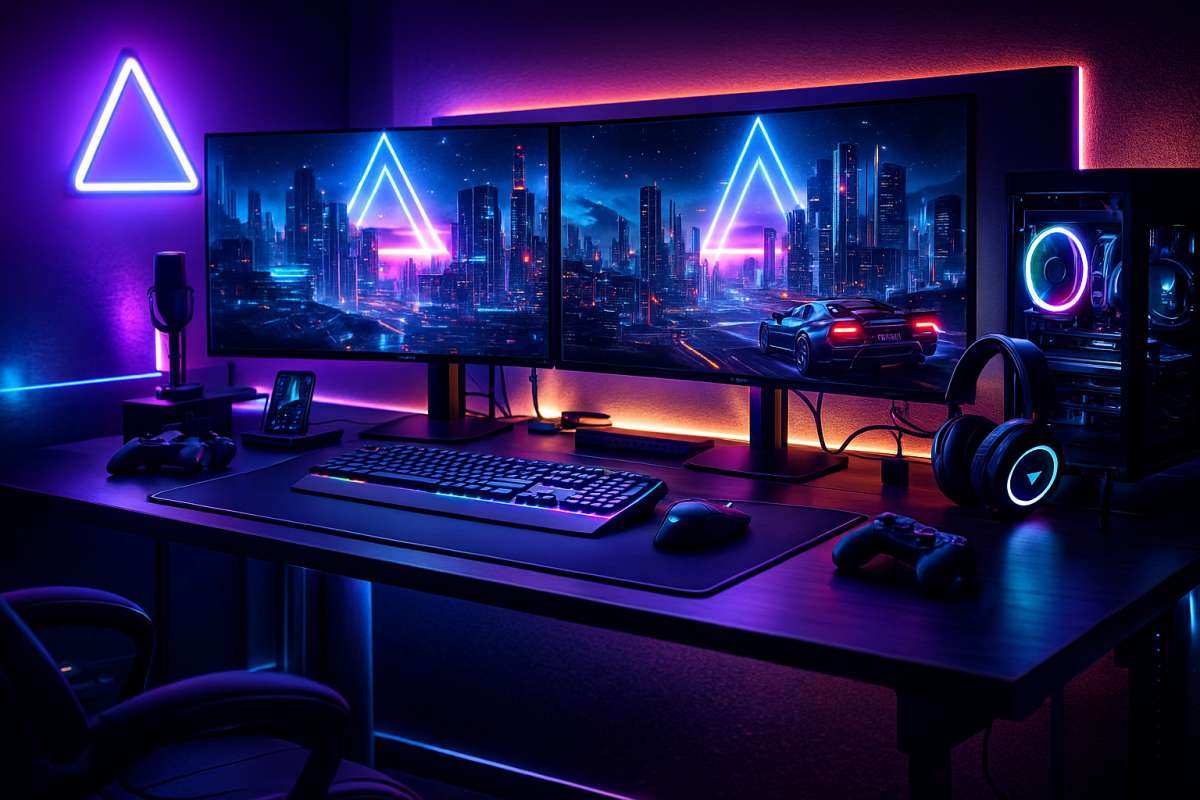 competitive gaming dual monitors