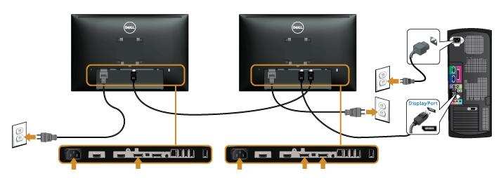 daisy chain monitors DisplayPort MST