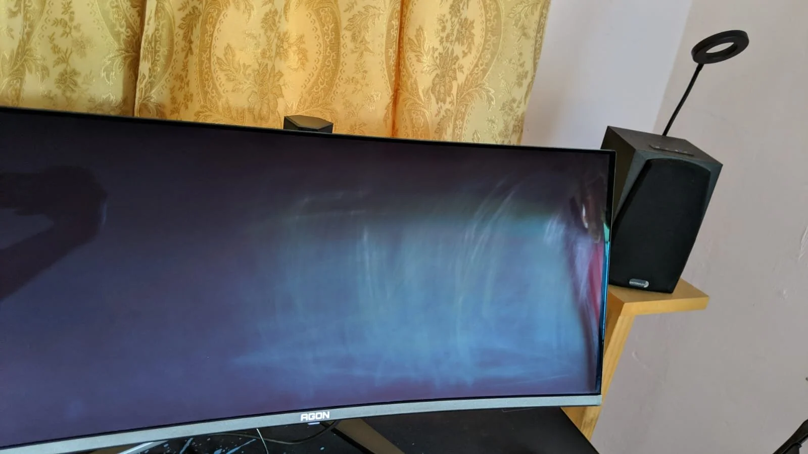 damaged monitor screen haze coating removal
