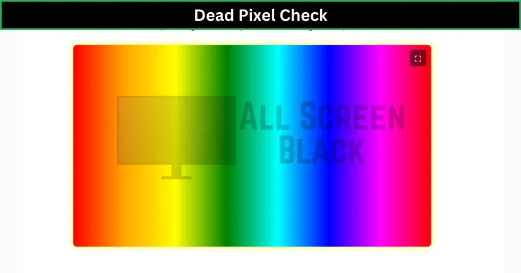 dead pixel test screen solid colors