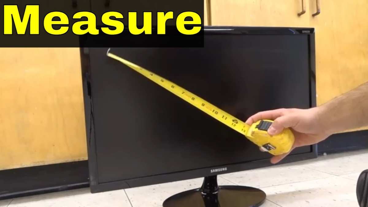 desk width measurement for dual monitors
