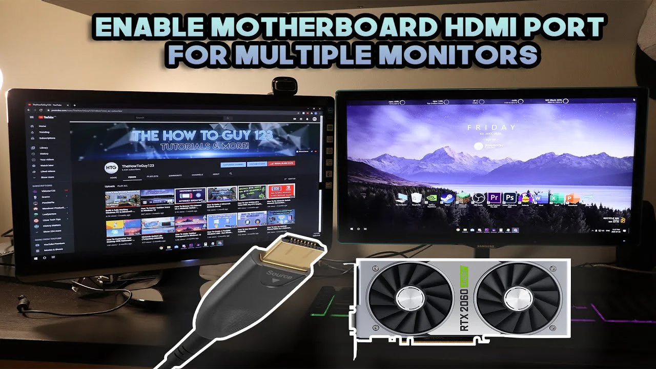 do you need two graphics cards for dual monitors