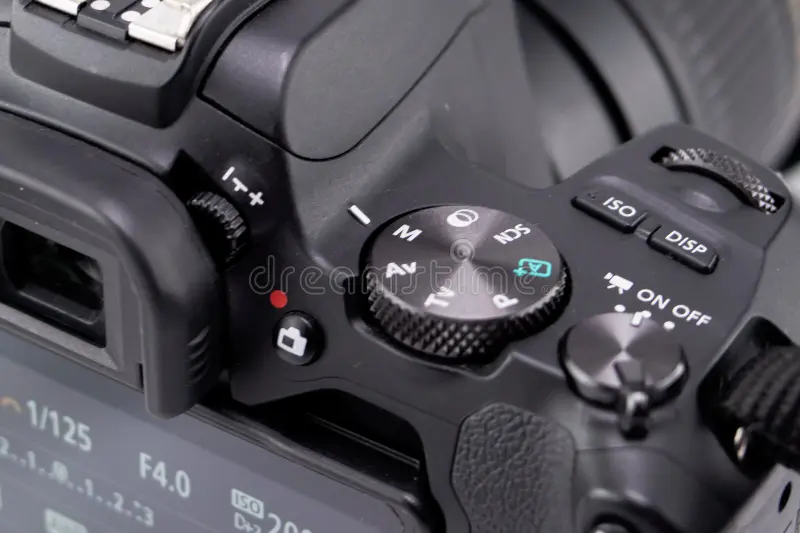 DSLR mode dial