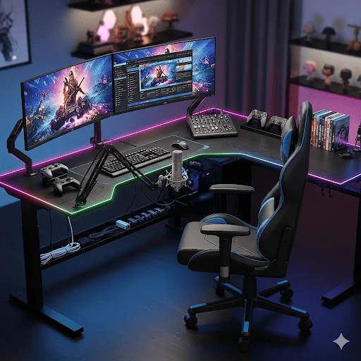 dual monitor streaming setup