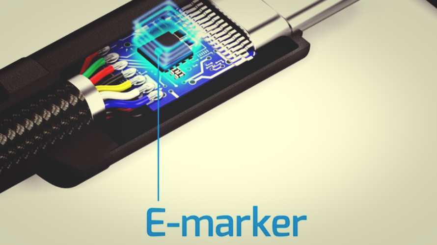 fast charging cable e-marker chip