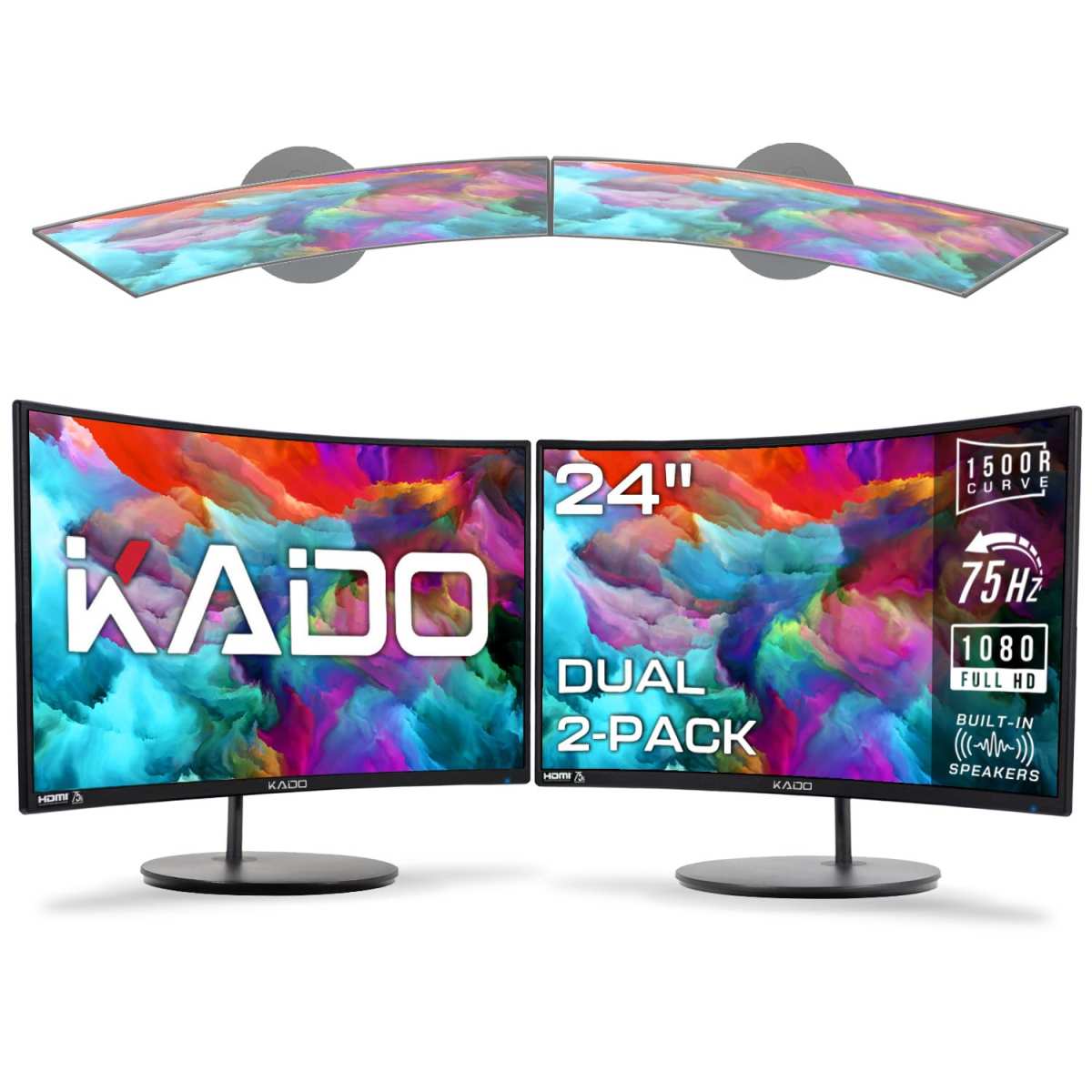 four monitor size comparison