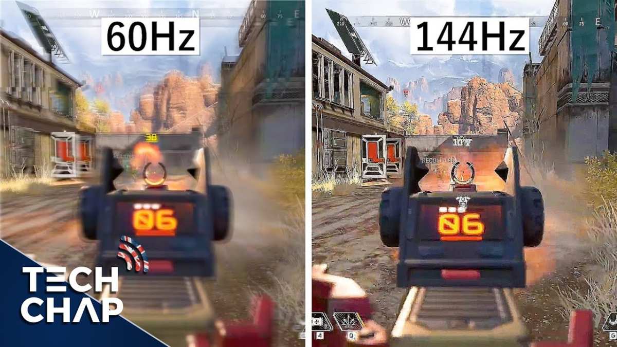 frame time comparison chart