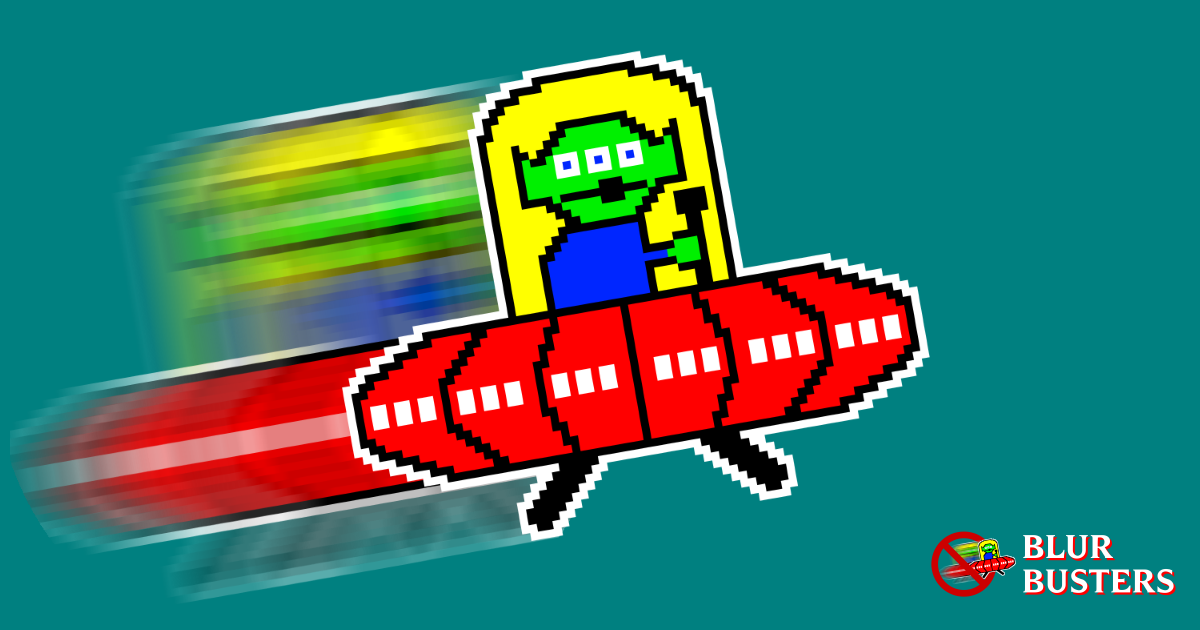 ghosting overshoot UFO test motion