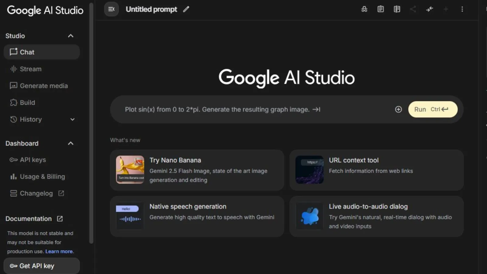 Google AI Studio file upload