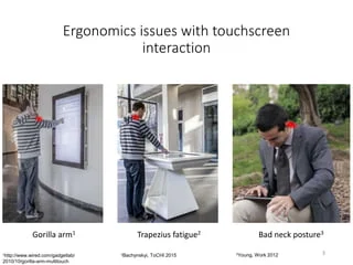 gorilla arm touchscreen fatigue