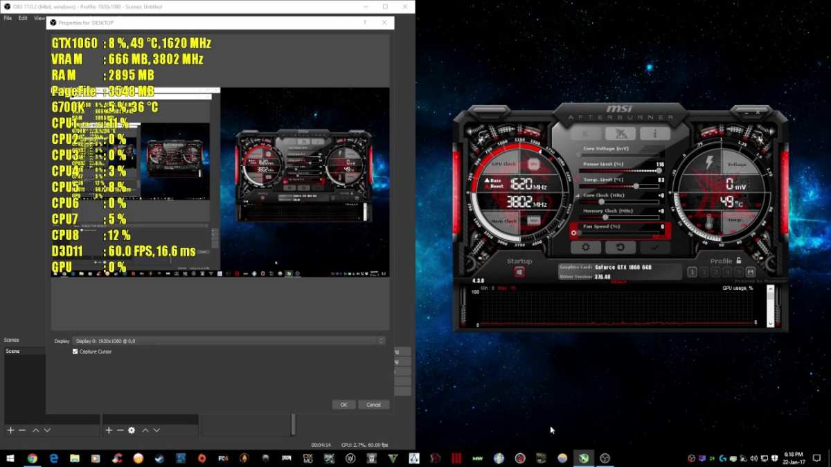 GPU VRAM usage monitoring