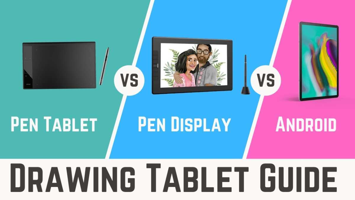 graphics tablet vs pen display comparison
