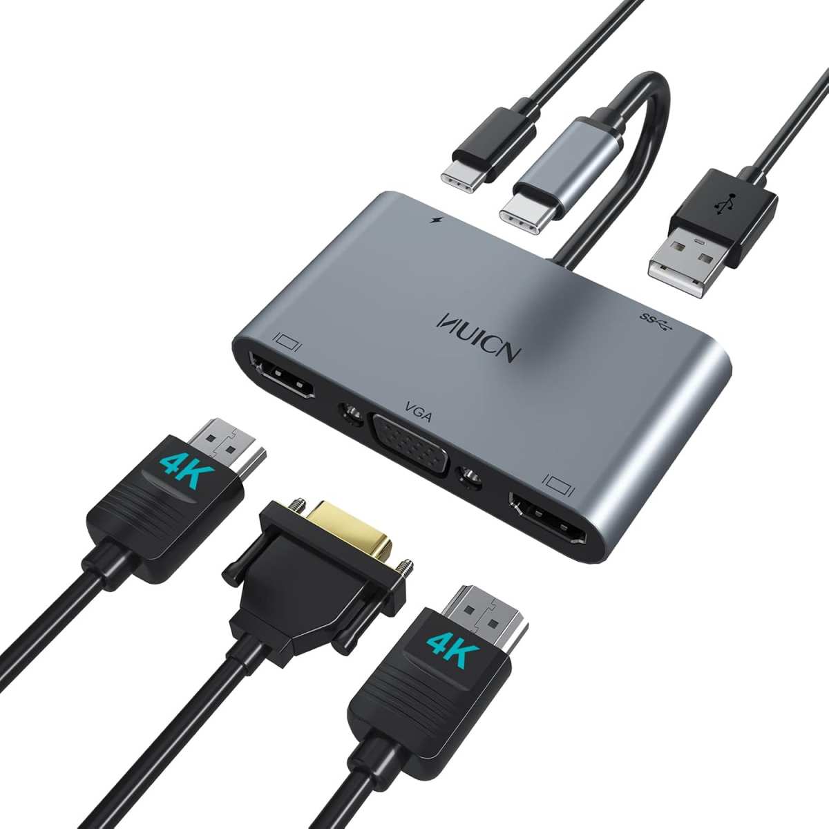 HDMI 2.1 gaming monitor ports close up