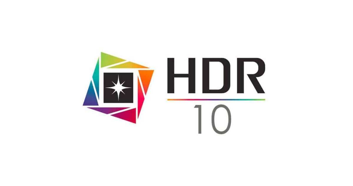 HDR10 logo badge