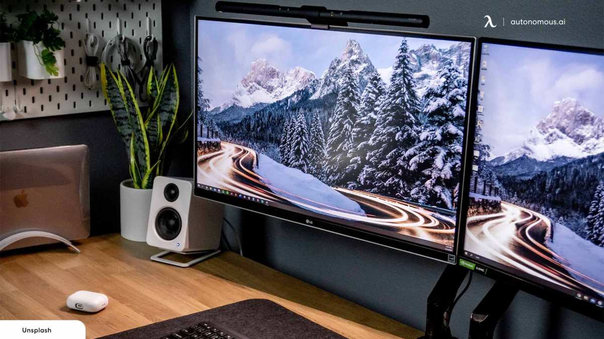 how to arrange dual monitors side by side