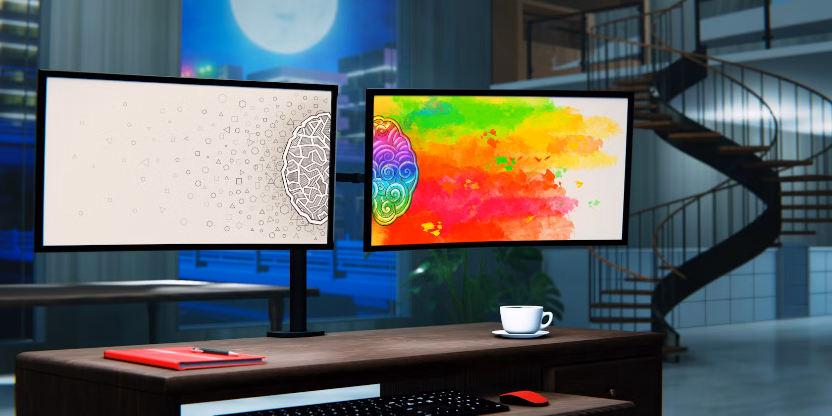 how to change wallpaper on dual monitors