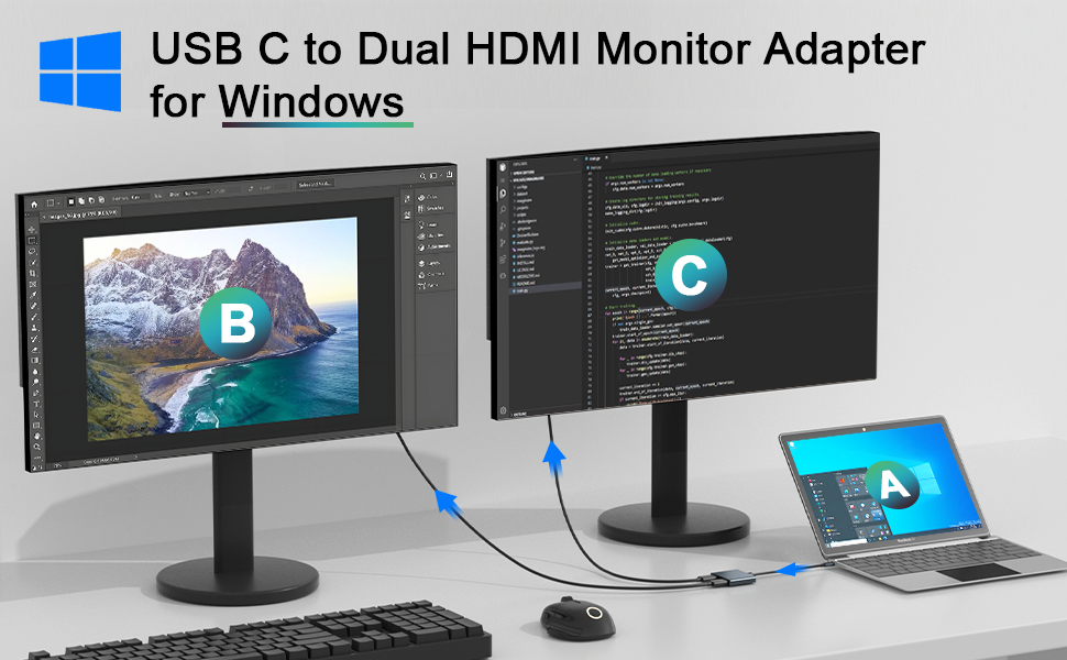 How to Mirror Screen with USB C Monitor
