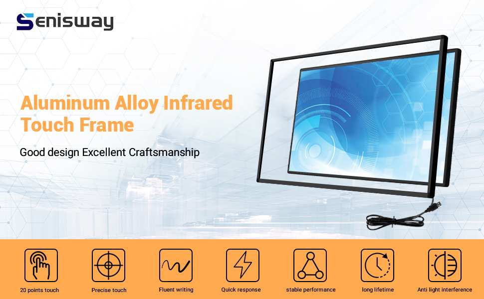 infrared touch frame bezel
