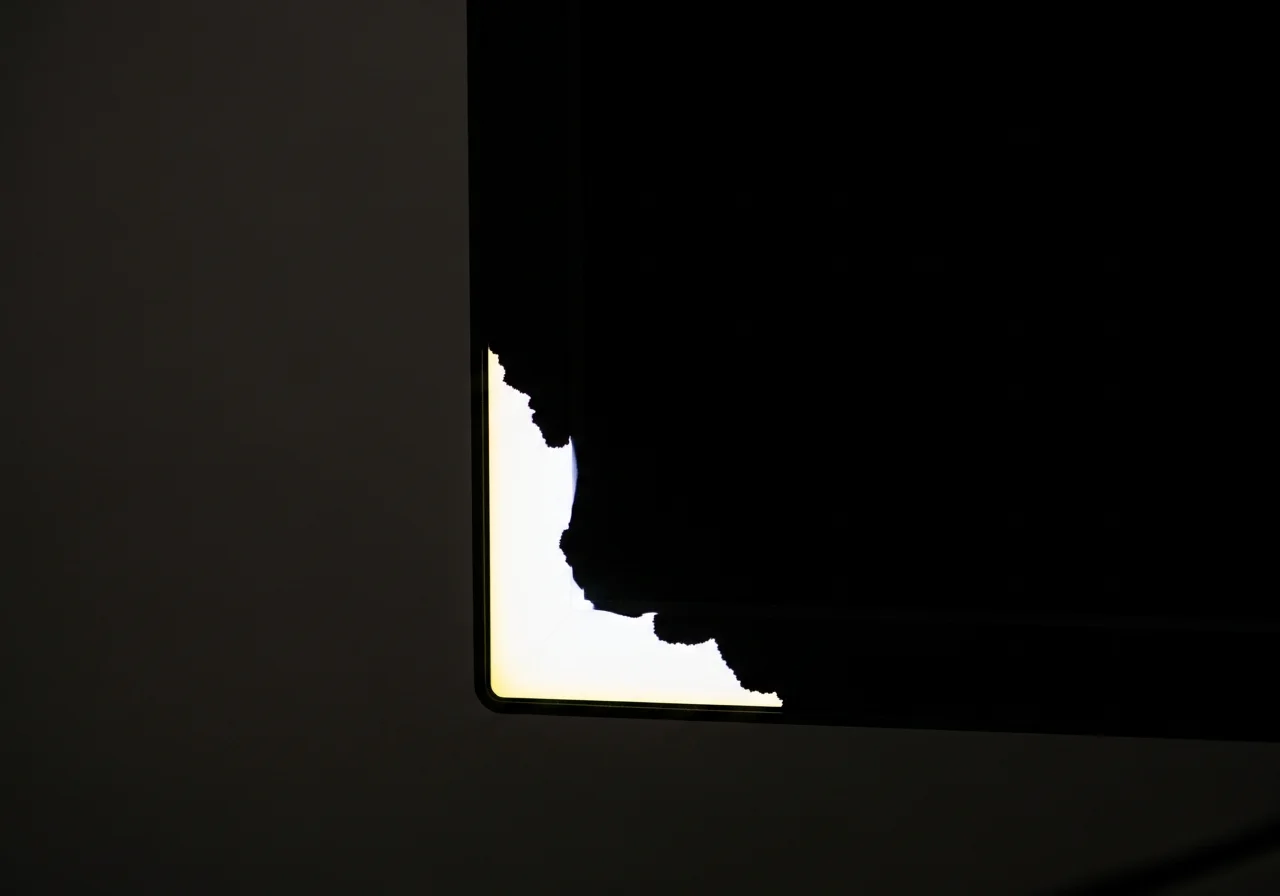 IPS glow on monitor