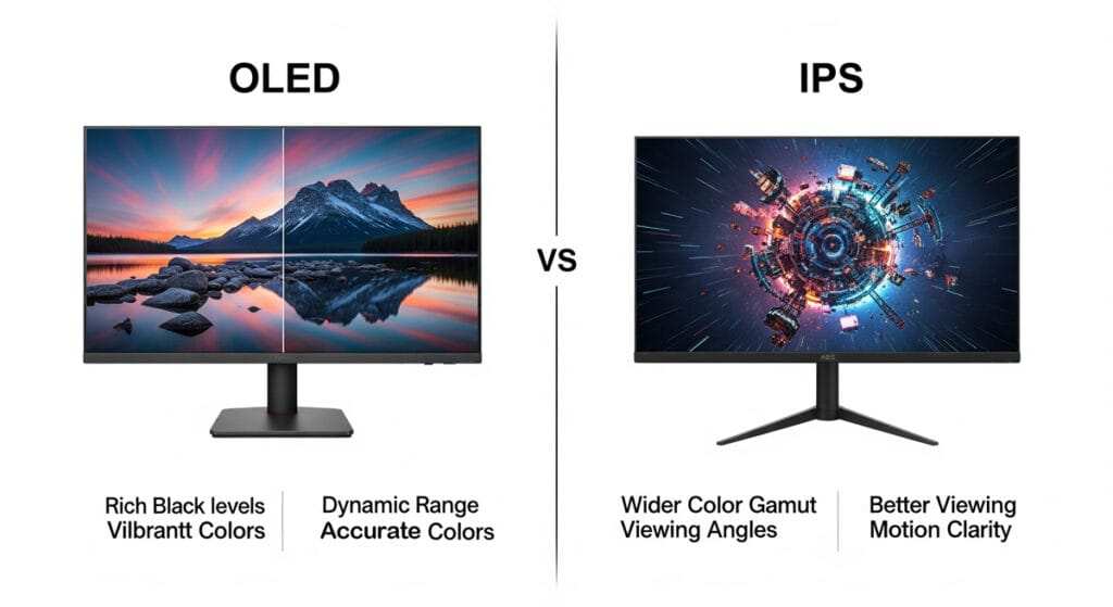 IPS vs OLED panel comparison