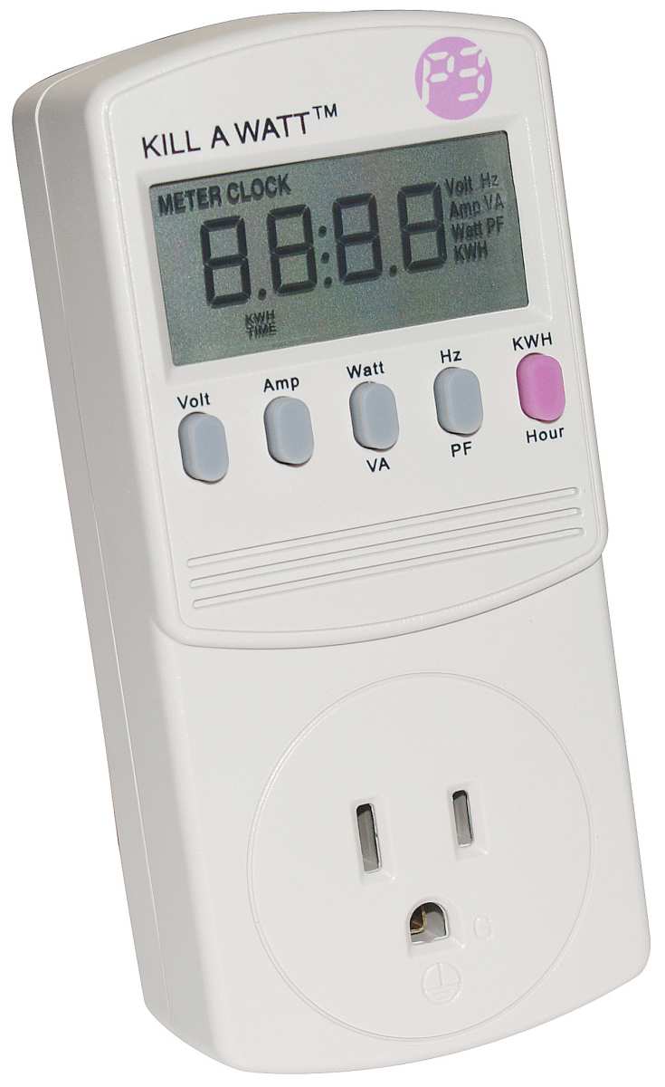 Kill-A-Watt power meter measuring monitor