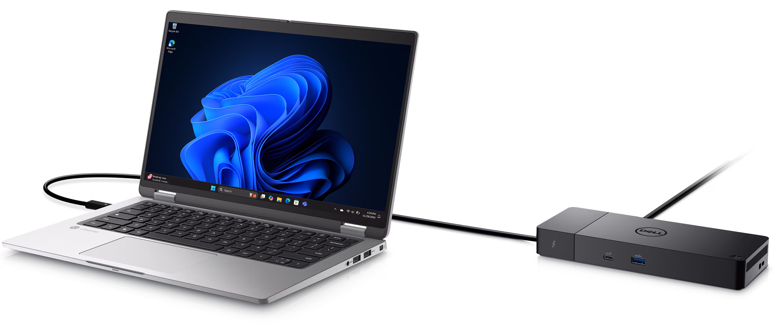 laptop USB-C docking station external monitor