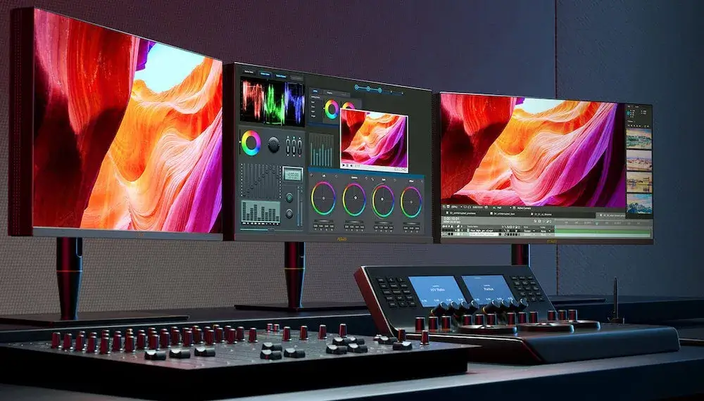 MicroLED color calibration reference monitor