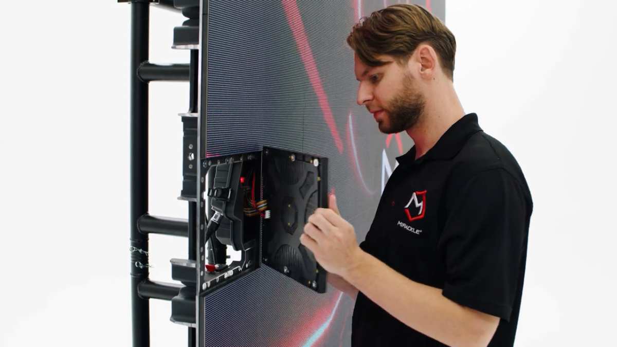 MicroLED display panel modular