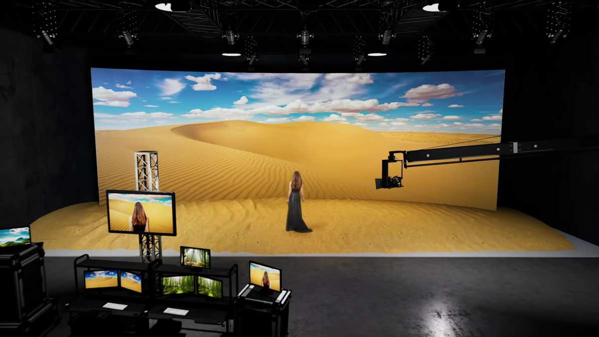 microLED panel installation