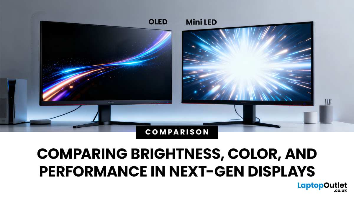mini LED vs OLED side by side