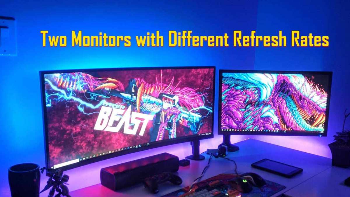 mixed refresh rate monitor mismatch