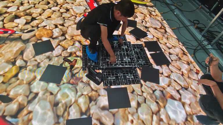 modular microled tiling
