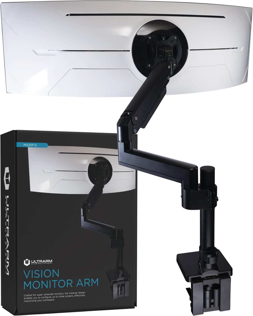 monitor arm curved display vesa mount