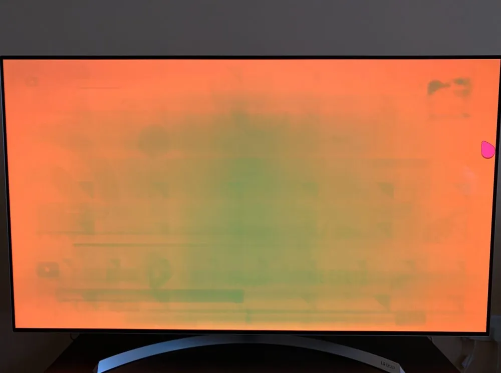 Monitor burn-in test screen