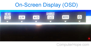 monitor OSD brightness menu HDR