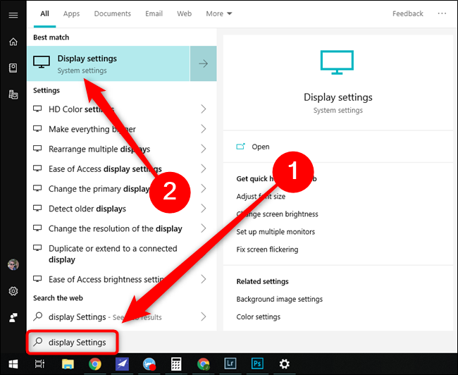 monitor OSD settings menu