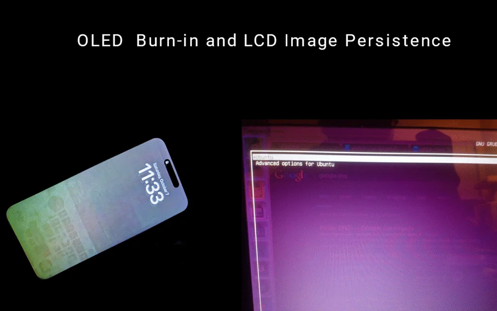 OLED burn-in on display panel